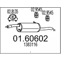MTS Endschalldämpfer 01.60602