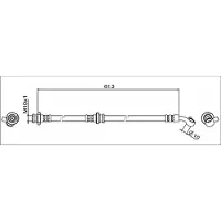 METZGER Bremsschlauch GREENPARTS 4111949