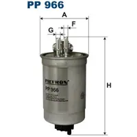 FILTRON Kraftstofffilter PP 966