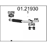 MTS Abgasrohr 01.21930