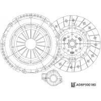 Blue Print Kupplungssatz Kupplung für OPEL Astra J Sports Tourer (P10) ADBP300180