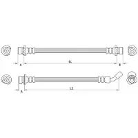 METZGER Bremsschlauch 4111072