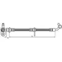 METZGER Bremsschlauch [Hersteller-Nr. 4110499] für Honda