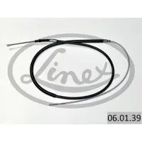 Linex Handbremsseil 06.01.39 Links für BMW 5 Limousine (E39) 1875/1120mm
