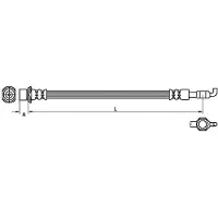 METZGER Bremsschlauch 4110971