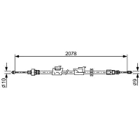 Bosch Seilzug, Feststellbremse 1 987 482 706