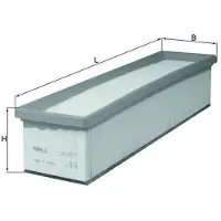 MAHLE ORIGINAL Luftfilter MAHLE LX 3105/1