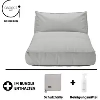 Blomus STAY Outdoor Daybed inkl. gratis Schutzhülle & Reinigungsmittel Cloud Bouclé 120 x 190 cm