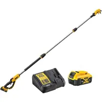 DeWalt Scherenbaumschere de pole XR 18V mit 1 x 5Ah Li-Ion Akku und Ladegerät, DCMPP569P1-QW