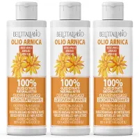 Bellitaliabio Arnikaöl für Massage, Sport und Entspannung 3x250 ml