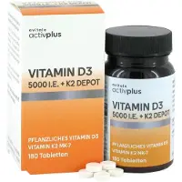 Avitale Activplus Vitamin D3 5000 I.e.+K2 Depot Tabletten 180 St