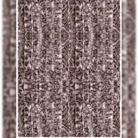 Arsvita Flauschvorhang 120x220 Meliert beige - braun
