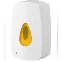 All Care PlastiQline Seifenspender - 1200 ml - Sensor - weiß - Farbfenster gelb