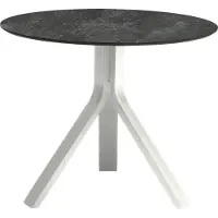 Stern Freddie Beistelltisch Aluminium mit Silverstar 2.0 Ø55 - Ø65 cm