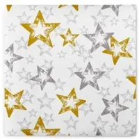 Mank Airlaid Serviette Allison, 40 x 40 cm, 50 Stück - - Weihnachtssterne