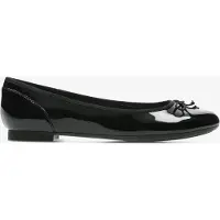 Clarks Couture Bloom Schwarze Patenschuhe