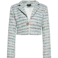 Faina Damen Kurzblazer in Blau Mehrfarbig | Gr.: XL