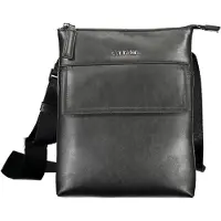 Calvin Klein Schwarze Herren-Umhängetasche aus recyceltem Polyester mit Fächern