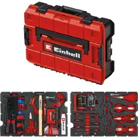 Einhell Werkzeugkoffer Hobby, 370512, E-Case, 153-teilig