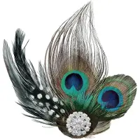 Comair Pretty Fashion Haarklammer gewellt - schwarz 500 stk.