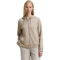 Tom Tailor Kapuzensweatjacke "Regular" mit Viskose und Stretch