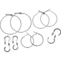 Urban Classics Basic Hoop Earrings 6-Pack