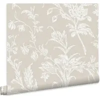 Laura Ashley Vliestapete "Lloyd Dove" geblümt glatt 10mx52cm (ca. 5m2)