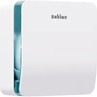 Satino Jumbo Toilettenpapierspender S, JT1 kompatibel, Robuster uns pflegeleichter Spender mit integriertem Rollstopp, Farbe: weiß