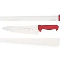Mundial , Küchenmesser, (5610-8), 20.3CM, Breite dreieckige Klinge, Glatte Schneide, Rot, Edelstahl