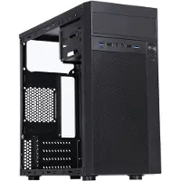 ITek THEON, Mini Tower, PC, Schwarz, micro ATX, 500 W, Boden