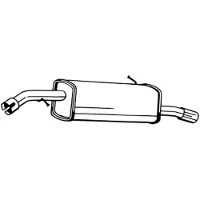 Bosal Endschalldämpfer 135-143