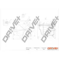 Dr!ve+ Kraftstofffilter [Hersteller-Nr. DP1110.13.0057] für Citroën, Mini, Peugeot, Santana, Suzuki, Volvo, Mazda, Ford, Fiat