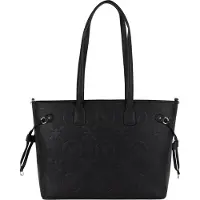 Mario Valentino Damen Tasche aus Polyurethan in Schwarz