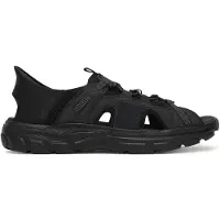 SKECHERS Slip In Sandale Schwarz