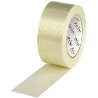 3M Filamentklebeband m.Lngsfaden Breite 50mm Lnge 50m S.100 transparent XENIAL - VPE: 18