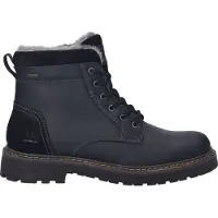Josef seibel Winterboots "Curtis 50", Herren, Gr. 40, Lammfell, schwarz, Leder, Schuhe Winterboots, Schnürboots mit Ziernähten und Kontrast-Rahmennaht, G-Weite
