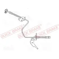 Quick Brake 59.959X Bremsschlauch für OPEL ZAFIRA B (A05) Meriva A (X03) Astra H Caravan (A04) Astra H Schrägheck (A04) Astra G CC (T98) Zafira A