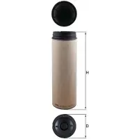 MAHLE ORIGINAL Sekundärluftfilter LXS 394