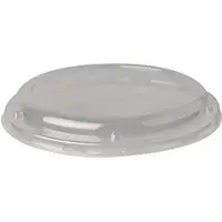 Papstar 20 X 50 Dom-Deckel, PLA "pure" rund Ø 13,9 cm · 2 cm transparent