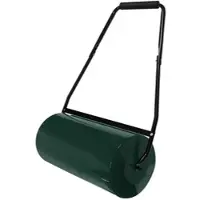 ECD-Germany Rasenwalze befüllbar 50 Liter Grün aus Stahl