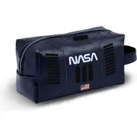 Nasa Reise-Toilettentasche Weiß PVC 13 x 27 x 13 cm