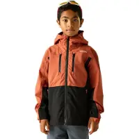 Regatta Highton Outdoorjacke Kinder Wasserdicht mit versiegelten Nähten, Farbe:Brick/Black, Kinder Größen:158