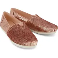 Toms Alpargata Pailletten Textil Damen Rose Espadrilles