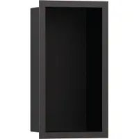 Hansgrohe XtraStoris Individual Wandnische Mattschwarz mit Designrahmen 300/150/100, Brushed Black Chrome