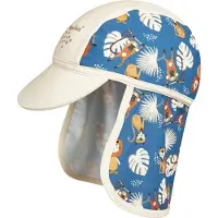Playshoes Nackenschutzcap in Blau/ Bunt - 51 cm