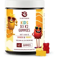 Gumtamin Vitamin D3 K2 Gummibärchen für Kinder 150 g
