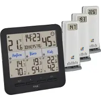 TFA-Dostmann TFA.me Starterset 35.8109.02 WLAN Gateway und Klimahome 2 Temperatur Luftfeuchte Raumklimakontrolle Luftqualität : ohne Batterien