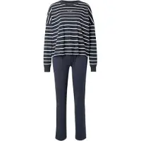 Marc O'Polo Marc OPolo Pyjama "Mix N Match Cotton Pyjama Set Long" 2tlg., 2 tlg. mit langem Arm und seitlichen Taschen