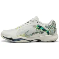 Puma Vantage Nitro Berlin Special Edition Indoor Handball Hallenschuhe Sportschuhe weiss/grün/gelb 108937-01, Schuhgröße:45 EU