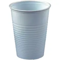 Papstar 100 Trinkbecher PP 0,18 l Ø 7 cm · 8,6 cm weiss